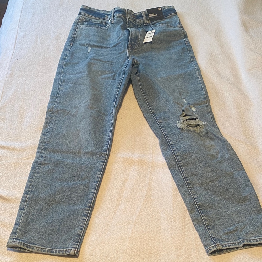 Express Women's Mom Jean Super High Rise Jeans